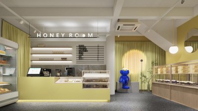 现代甜品面包店3D模型下载